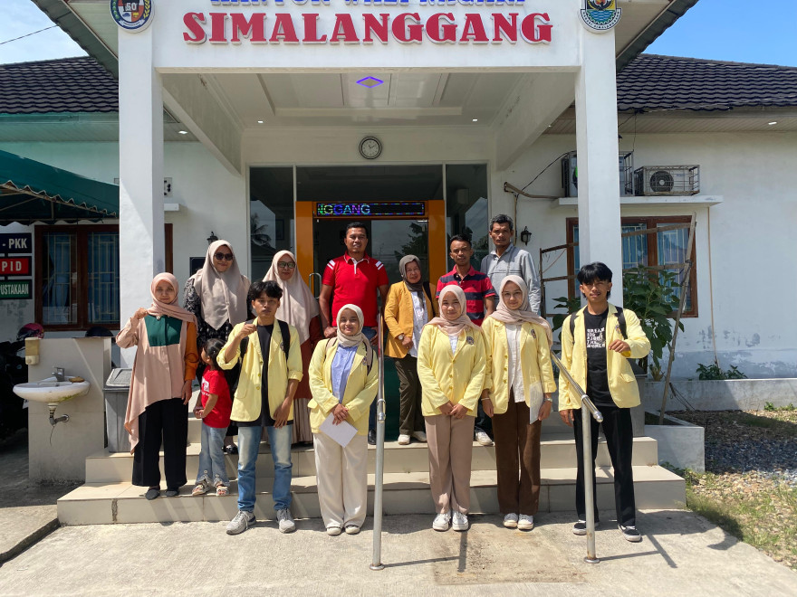 Kunjungan Pra KKN Universitas Negeri Padang ke Nagari Simalanggang